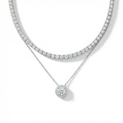 Aurelia Tennis necklace Set