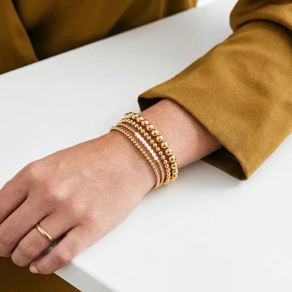 Everyday Gold Bracelet Stacking Set· 4-piece set