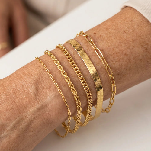 The Héritage Stack Gold · 5-piece set