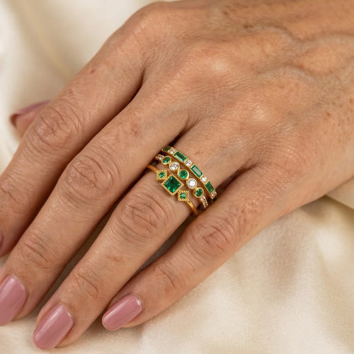 Alliance Dome Ring SET 3-piece set