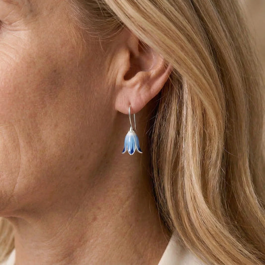 Fleur de Delft Earrings ·  Gold